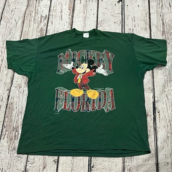 Vintage Other - Vintage 1980s Mickey Mouse Cartoon Disney World 80s Tee Top Shirt